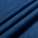 vidaXL sötétkék bársony sötétítőfüggöny fémkarikákkal 290 x 245 cm