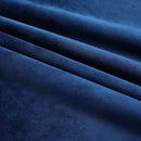 vidaXL 2 db sötétkék bársony sötétítőfüggöny kampókkal 140 x 245 cm