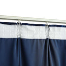 vidaXL 2 db sötétkék bársony sötétítőfüggöny kampókkal 140 x 245 cm