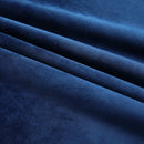 vidaXL sötétkék bársony sötétítőfüggöny kampókkal 290 x 245 cm