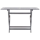 vidaXL tömör akácfa összecsukható kerti asztal 120 x 70 x 75 cm