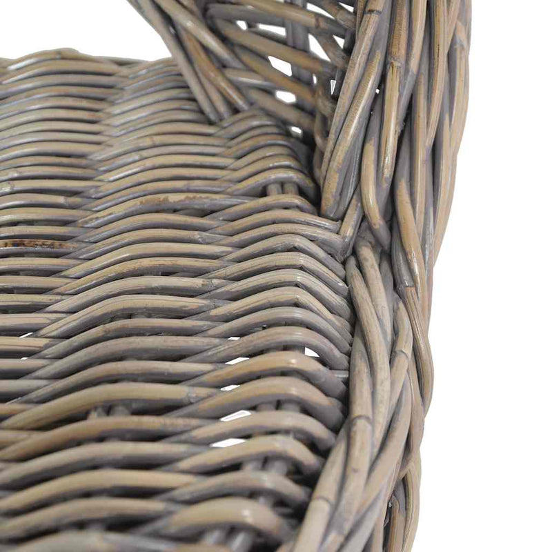 vidaXL szürke kubu rattan kanapészék