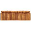 vidaXL tömör akácfa kerti magaságyás 100 x 30 x 25 cm