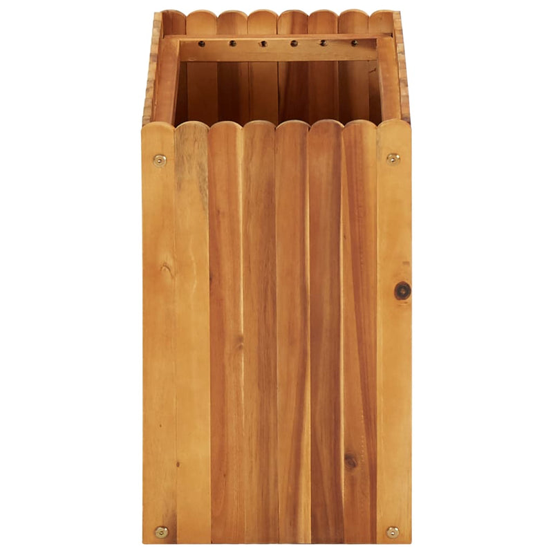 vidaXL tömör akácfa kerti magaságyás 50 x 30 x 50 cm