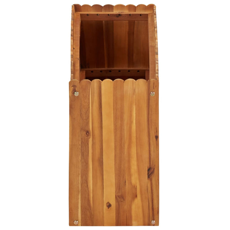 vidaXL tömör akácfa kerti magaságyás 100 x 30 x 50 cm