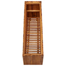 vidaXL tömör akácfa kerti magaságyás 100 x 30 x 50 cm