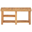 vidaXL tömör akácfa cipőtartó 90 x 32 x 46 cm