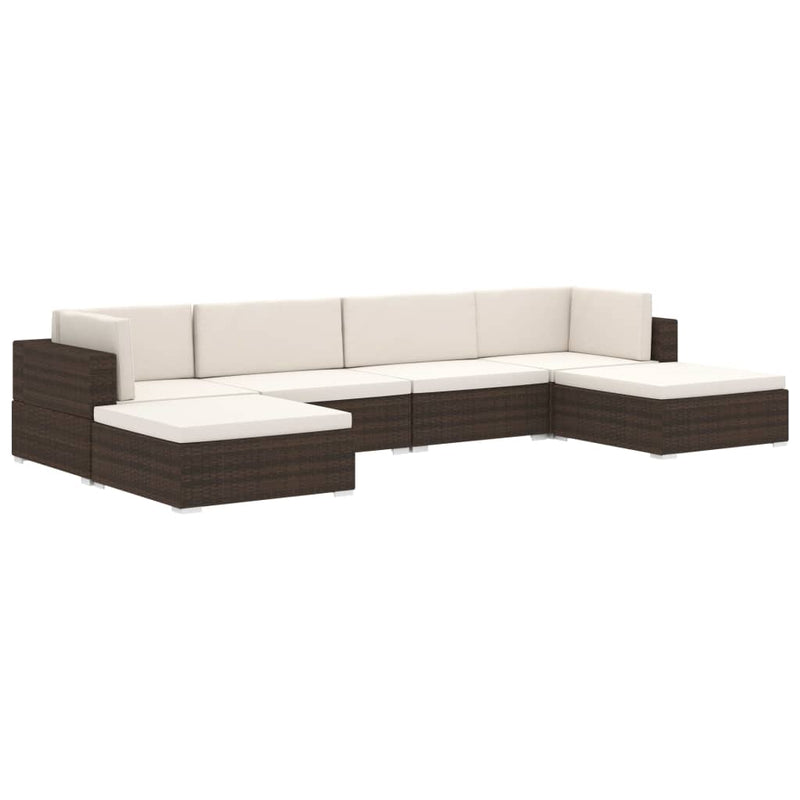 vidaXL 1 db szürke polyrattan moduláris sarokfotel párnákkal