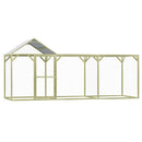 vidaXL impregnált fenyőfa tyúkól 4,5 x 1,5 x 2 m