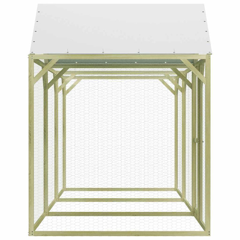 vidaXL impregnált fenyőfa tyúkól 4,5 x 1,5 x 2 m