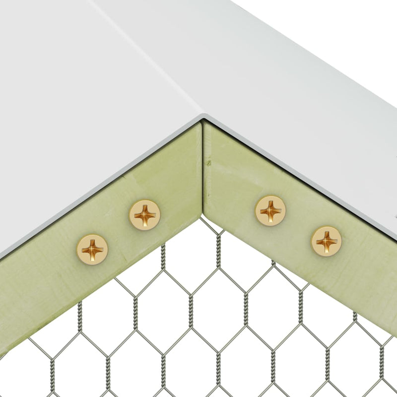 vidaXL impregnált fenyőfa tyúkól 4,5 x 1,5 x 2 m