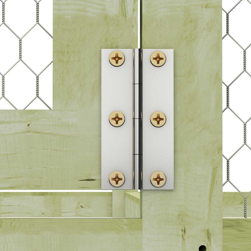 vidaXL impregnált fenyőfa tyúkól 4,5 x 1,5 x 2 m