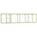 vidaXL impregnált fenyőfa tyúkól 1,5 x 6 x 1,5 m