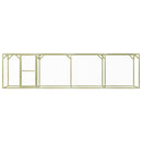 vidaXL impregnált fenyőfa tyúkól 1,5 x 6 x 1,5 m