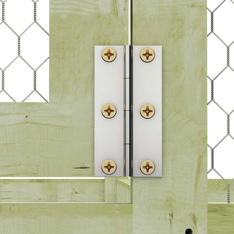 vidaXL impregnált fenyőfa tyúkól 1,5 x 6 x 1,5 m