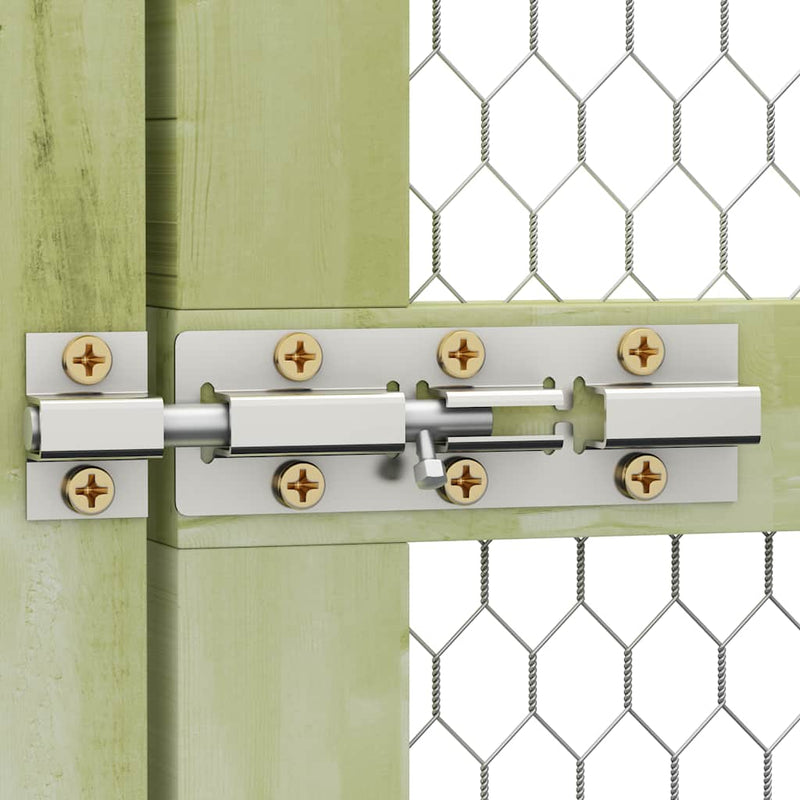 vidaXL impregnált fenyőfa tyúkól 1,5 x 6 x 1,5 m