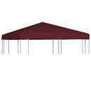 vidaXL bordó pavilon tetőponyva 310 g/m² 3 x 3 m