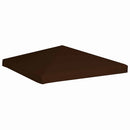 vidaXL barna pavilon tetőponyva 310 g/m², 3 x 3 m