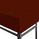 vidaXL terrakotta pavilon tetőponyva 310 g/m² 3 x 3 m
