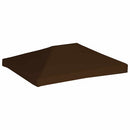 vidaXL barna pavilon tetőponyva 310 g/m² 3 x 4 m