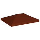 vidaXL terrakotta pavilon tetőponyva 310 g/m² 3 x 4 m