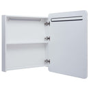 vidaXL tükrös fürdőszobaszekrény LED világítással 68 x 9 x 80 cm