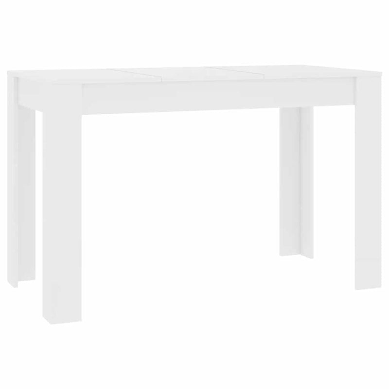 vidaXL fehér szerelt fa étkezőasztal 120 x 60 x 76 cm
