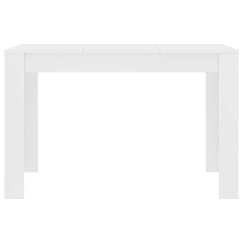 vidaXL fehér szerelt fa étkezőasztal 120 x 60 x 76 cm