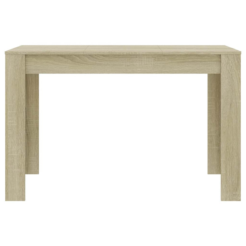 vidaXL sonoma tölgy színű szerelt fa étkezőasztal 120 x 60 x 76 cm