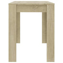 vidaXL sonoma tölgy színű szerelt fa étkezőasztal 120 x 60 x 76 cm