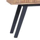 vidaXL tömör tíkfa kisszekrény 110x30x75 cm