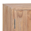 vidaXL tömör tíkfa kisszekrény 110x30x75 cm