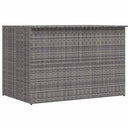 vidaXL szürke polyrattan kerti tárolóláda 150 x 100 x 100 cm