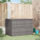 vidaXL szürke polyrattan kerti tárolóláda 150 x 100 x 100 cm