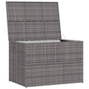 vidaXL szürke polyrattan kerti tárolóláda 150 x 100 x 100 cm