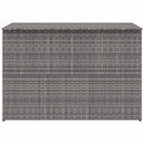 vidaXL szürke polyrattan kerti tárolóláda 150 x 100 x 100 cm