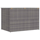 vidaXL szürke polyrattan kerti tárolóláda 150 x 100 x 100 cm