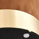 vidaXL barna és aranyszínű bársony ülőke 28 x 36 cm