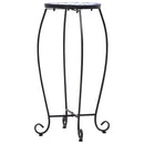 vidaXL 3 db kék és fehér kerámia mozaik asztal