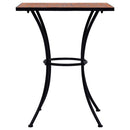 vidaXL terrakotta mozaikos bisztróasztal 60 cm