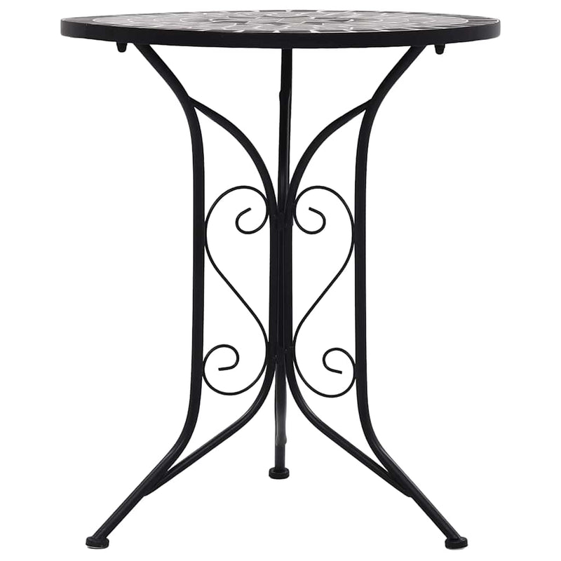 vidaXL szürke kerámia mozaikos bisztróasztal 60 cm