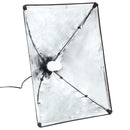 vidaXL 2 db fekete acél professzionális stúdiólámpa 40 x 60 cm