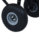 vidaXL piros kézikocsi 150 kg