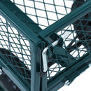 vidaXL zöld kerti kézikocsi 250 kg