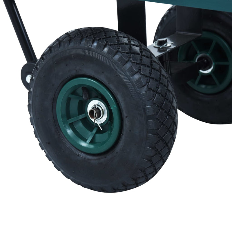 vidaXL zöld kerti kézikocsi 250 kg