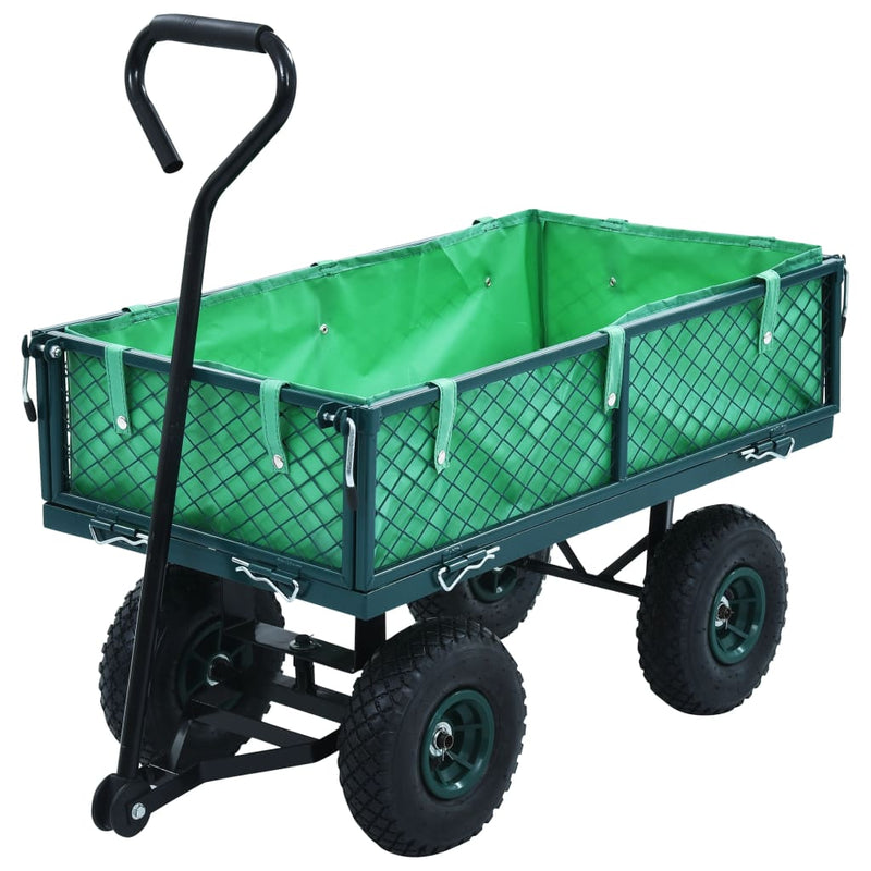 vidaXL zöld kerti kézikocsi 250 kg