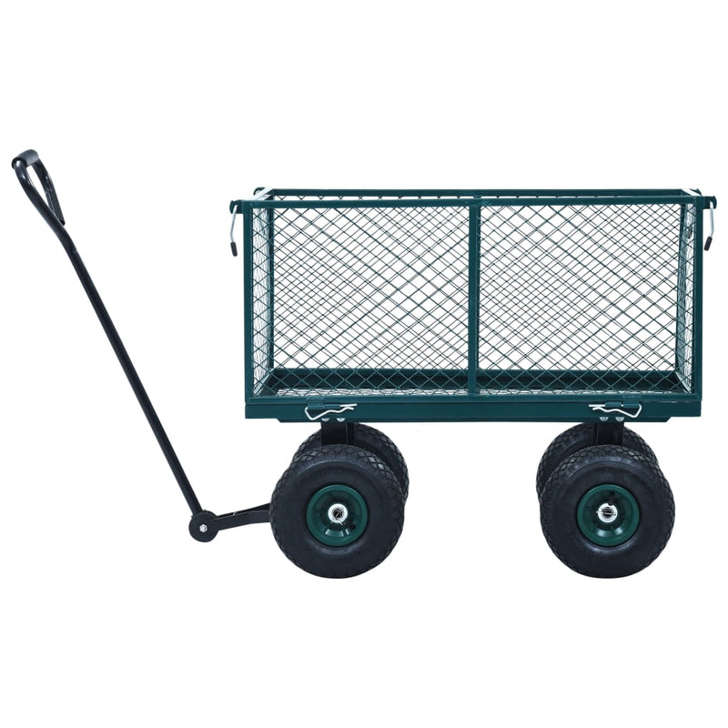 vidaXL zöld kerti kézikocsi 350 kg