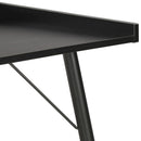 vidaXL fekete íróasztal 90 x 50 x 79 cm
