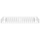 vidaXL horganyzott acél gabion magaságyás 90 x 30 x 10 cm