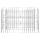 vidaXL horganyzott acél gabion magaságyás 90 x 30 x 60 cm